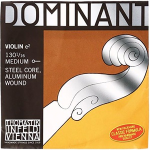 DOMIANT Domino.130 바이올린 현 스틸/알루미늄권 E선(4/4) 볼엔드
