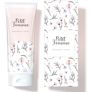 Petit Femme 데오드란트 크림 100g 무향료 일본산 땀 냄새 케어