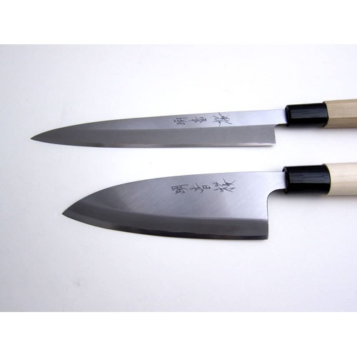  야나기칼 데바칼 2개 왼손잡이용 일본 주방칼 