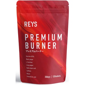 REYS 레이즈 PREMIUM BURNER 120정 야마사와 레아키 감수 8가지 엄선성분 함유