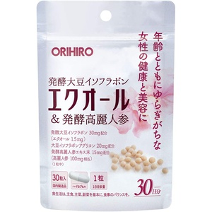 ORIHIRO 에쿠올 & 발효 인삼 30알