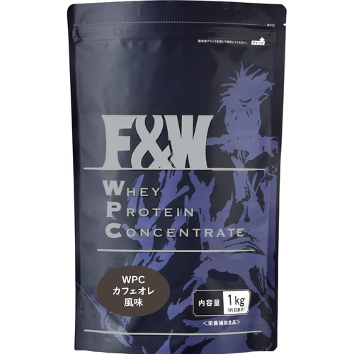  F&W 웨이 프로틴 WPC 1kg 카페오레맛 단백질 함량 74%