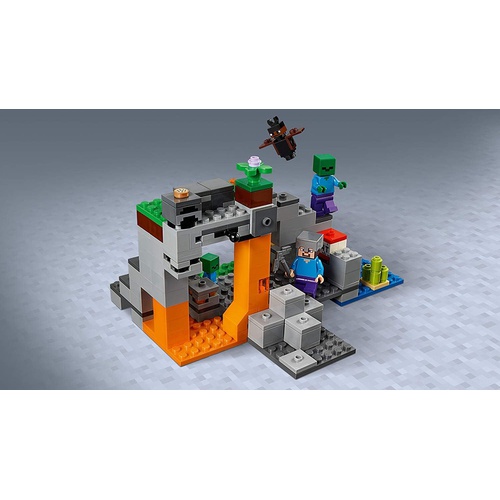  LEGO 마인크래프트 좀비 동굴 21141 블록 장난감 