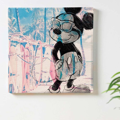  ArtDeli 미키마우스 아트 패널 30×30cm 인테리어 그림