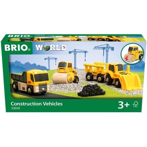 BRIO WORLD  공사 차량 세트 장난감 목제 33658