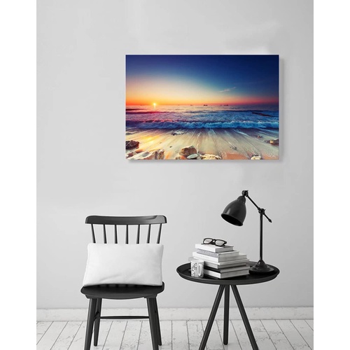  ART 바다경치 새벽바다 해돋이 포스터 90x60cm 인테리어장식품
