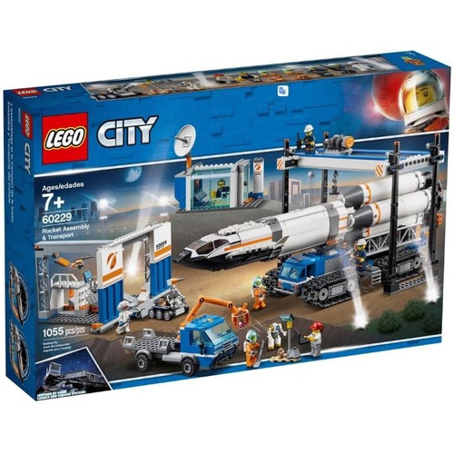  LEGO 시티 거대 로켓 조립 공장 60229 블록 장난감