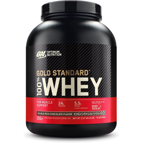  Optimum Nutrition ON Gold Standard 100% 유청 더블 리치 초콜릿 WPI 단백질 2.27kg