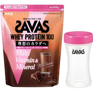 SAVAS for Woman 유청 단백질 100 밀크 쇼콜라 맛900g 쉐이커 350mL