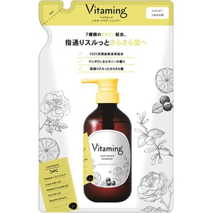 Vitaming 실키 리페어 샴푸 V1 리필 400ml 비타민 모발 보수