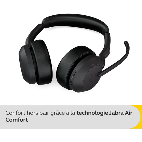  Jabra Evolve255 Link380a MS Stereo Bluetooth 연결 무선 헤드셋
