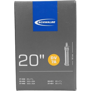 SCHWALBE 20x1-1/8(451) 20x1-3/8(451)용 튜브 영국식 32mm 밸브 7A-DV 10416311
