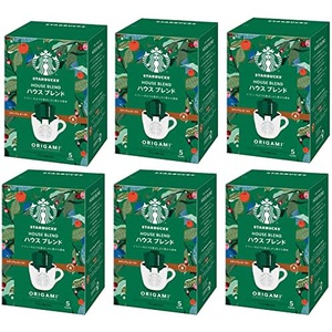 Starbucks 일본 스타벅스 오리가미 퍼스널드립 커피 하우스 블렌드 5봉지×6박스