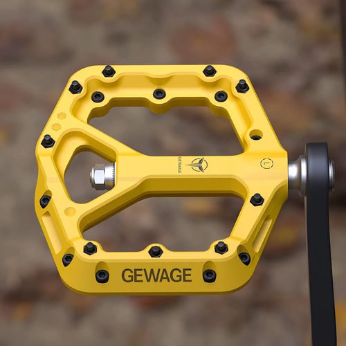  GEWAGE 자전거 9/16인치 플랫 페달 미끄럼 방지 GE 163
