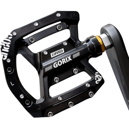  GORIX 자전거 플랫 페달 알루미늄 미끄럼 방지 장착 핀 GX FY960