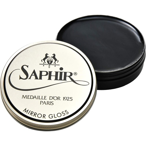  SaphirNoir 왁스 미러 글로스 75ml 하이샤인 슈폴리쉬 거울면닦이 구두닦이 광택