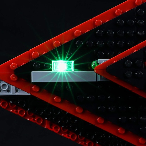  스타워즈 시스의 타이 파이터용 BRIKS MAX LED 라이트 키트 레고 75272 호환