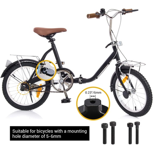  JeeSoar To Far 소형 자전거 뒷 페달 알루미늄 합금 미끄럼 방지 