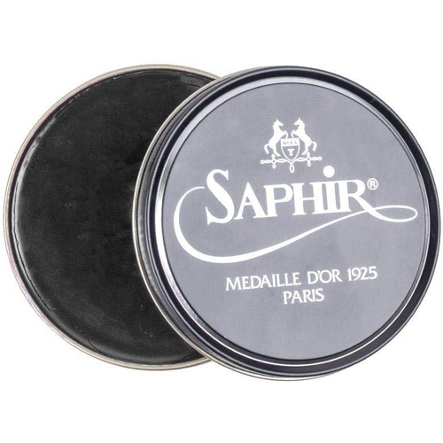  SaphirNoir 거울 면치용 비즈왁스 폴리쉬 구두닦이 광택내기 50ml