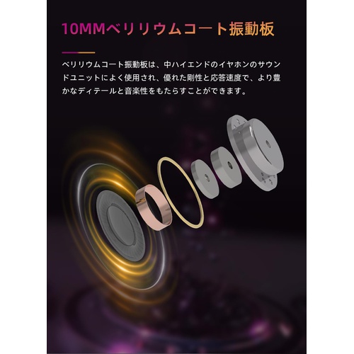  Yinyoo 이어폰 유선 KBEAR KB01 커널형 HIFI 3.5mm 플러그 10MM 베릴륨