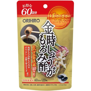 ORIHIRO 긴토키 생강 모로미 식초 캡슐 보조제 120알