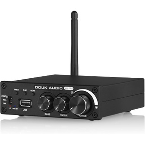 DOUK AUDIO M1 PRO 하이파이 320W Bluetooth 5.0 파워 앰프 스테레오 서브 우퍼