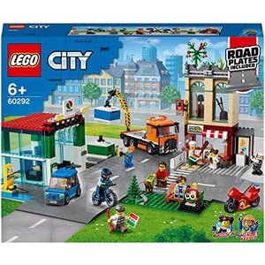 LEGO 시티 레고 타운 센터 로드 플레이트 포함 60292 장난감 블록 