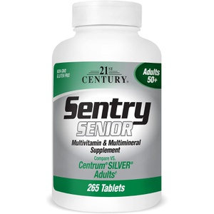 21st Century Health Care Sentry Senior Multivitamin & Mineral Supplement Adults 50+ 265Tablets