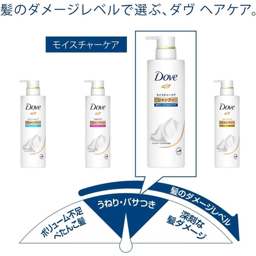  Dove 모이스처 케어 샴푸 & 컨디셔너 리필용 초특대 2200g 2세트