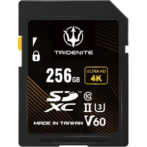 TRIDENTE 256GB SD 카드 판독 최대 245MB/s UHS II U3 V60 4K UHD