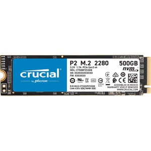 Crucial 3D NAND NVMe PCIe M.2 SSD Up to 2400MB/s CT500P2SSD8