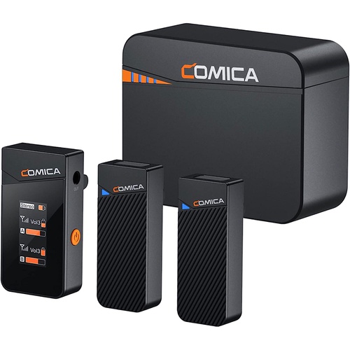  COMICA Vimo C3 무선 마이크 노이즈 캔슬링 2.4GHz 전송 거리 200m 음량 조절 