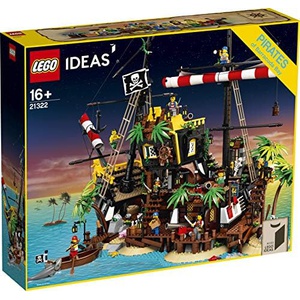 LEGO 아이디어 붉은수염선장의 해적섬 21322 블록 장난감