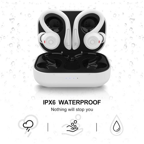  Xmenha 귀걸이형 스포츠 무선 이어폰 Bluetooth 5.0 경량 방수