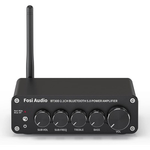 Fosi Audio BT30D Bluetooth 5.0 파워 사운드 앰프  Hi Fi 클래스D 50W*2+100W 고성능