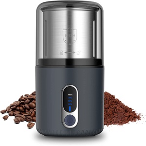 Eaimiu 커피밀 전동커피밀 무선 USB충전식 커피그라인더 분쇄기 물세탁가능 200W 70g