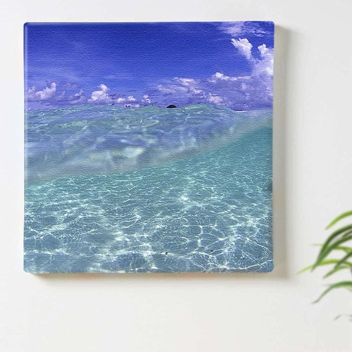  ArtDeli 해상 아트 패널 30×30cm 인테리어 블루 자연 사진 그림 