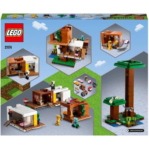  LEGO 마인크래프트 트리하우스 21174 장난감 블록 