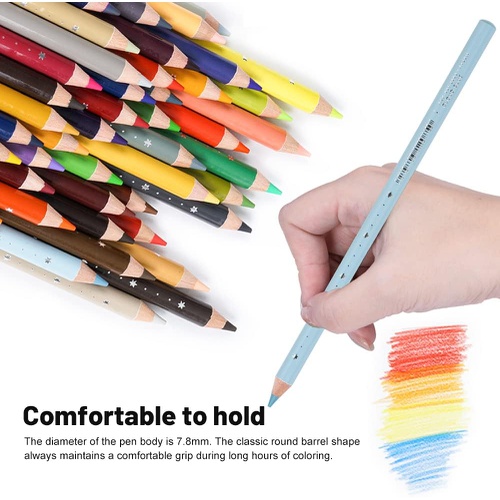  Arrtx 색연필 72색 세트 소프트 코어 색칠 공부 일러스트 디자인, 그림