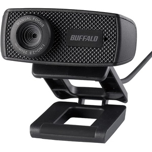 BUFFALO WEB 카메라 720P HD 30fps 120만 화소 시야각 약 63° Windows/Mac지원