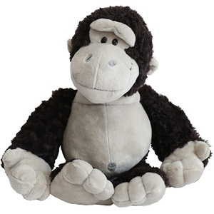 HarFar 고릴라 인형 침팬지 원숭이 베개 쿠션 35cm