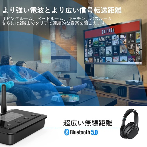  1Mii Bluetooth 5.0 송신기 오디오 리시버 트랜스미터 