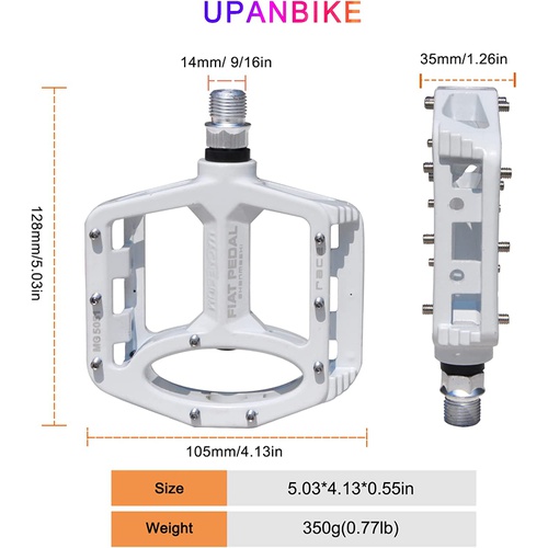  UPANBIKE 자전거 페달 베어링 마그네슘 합금 플랫폼