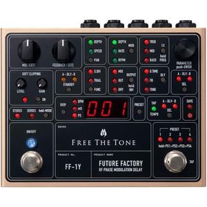 Free The Tone FF-1Y FUTURE FACTORY RF PHASE MODULATION DELAY 기타 이펙터