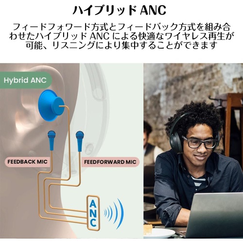  Creative Zen Hybrid 2 로우레이텐시 모드 ANC 지원 무선 헤드폰