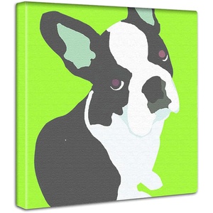 ArtDeli 보스턴테리어 강아지 그림 30×30cm 인테리어 용품 