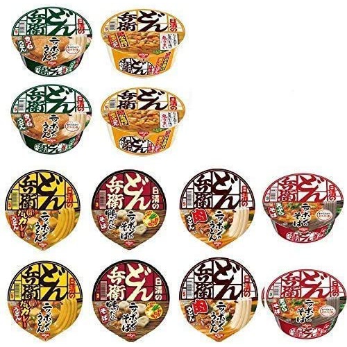  닛신식품 돈베에 시리즈 6종류×2개 일본 컵라면
