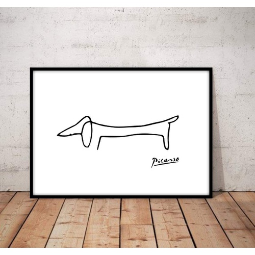  aoipro 피카소 A4사이즈 프레임 세트 강아지 그림 인테리어용품
