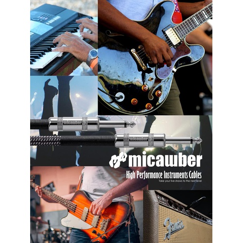  micawber 기타 베이스 쉴드 케이블 S S 6m
