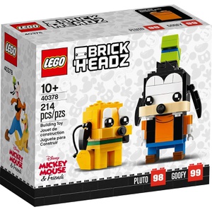 LEGO Disney Brick Headz Pluto Goofy Set 40378 블록 장난감 